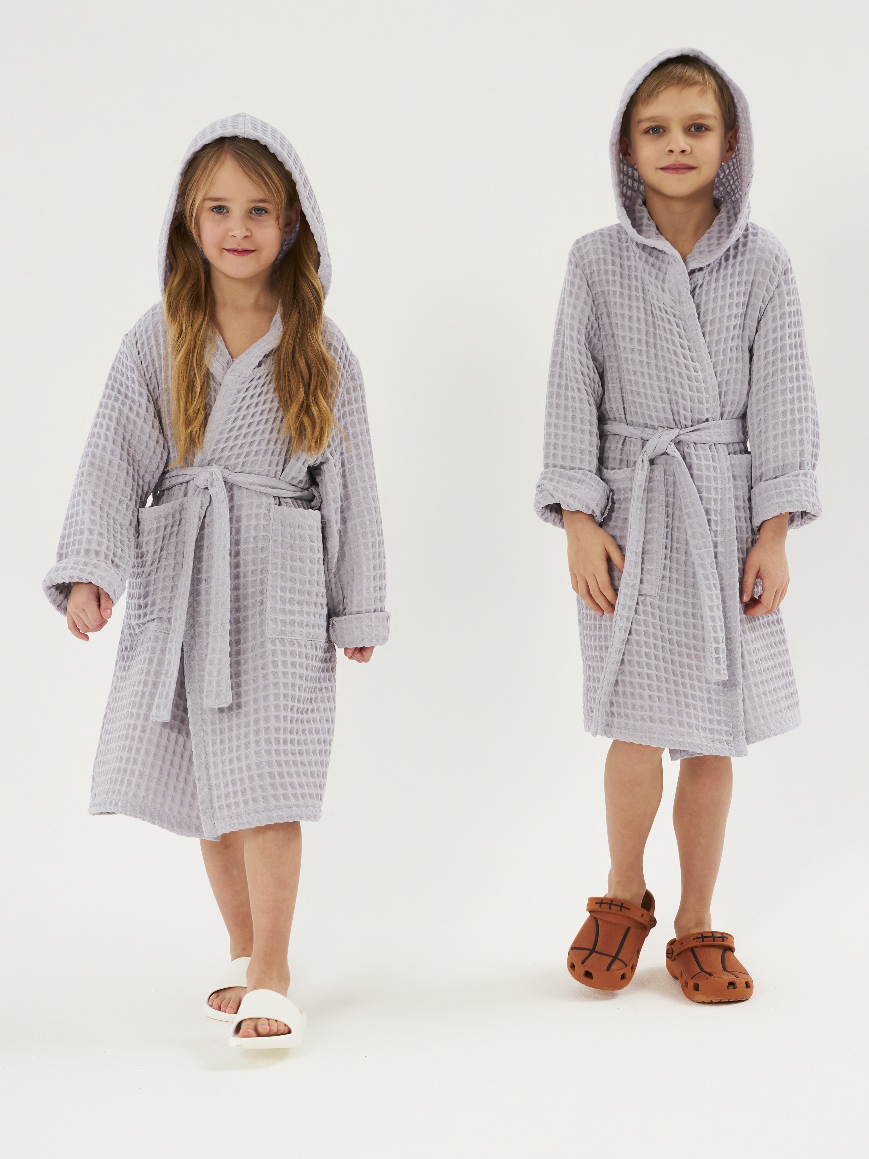 Халат Осьминожка 826-11/серый - фото 17