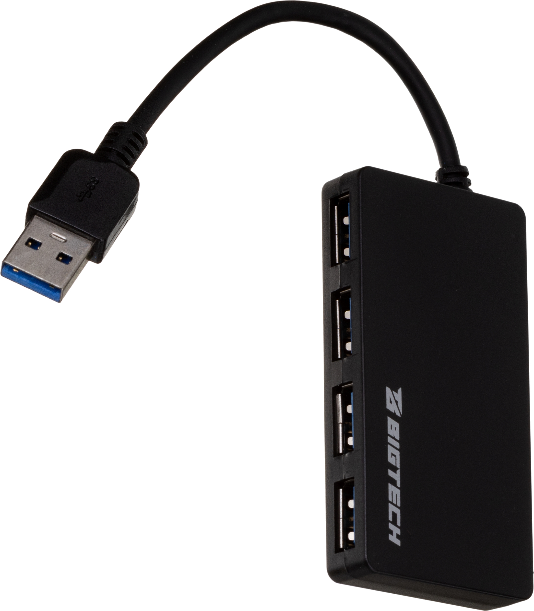 Разветвитель USB HS005 USB 3.0x4/черный - фото 7