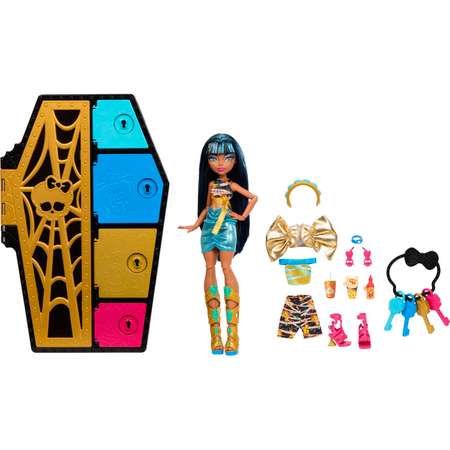 Кукла модельная Monster High Skulltimate Secrets Cleo