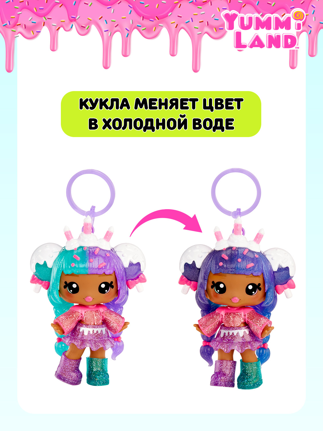 Кукла мини YummiLand Кукла Карли Кейкпоп высота 10 см 68750 - фото 12