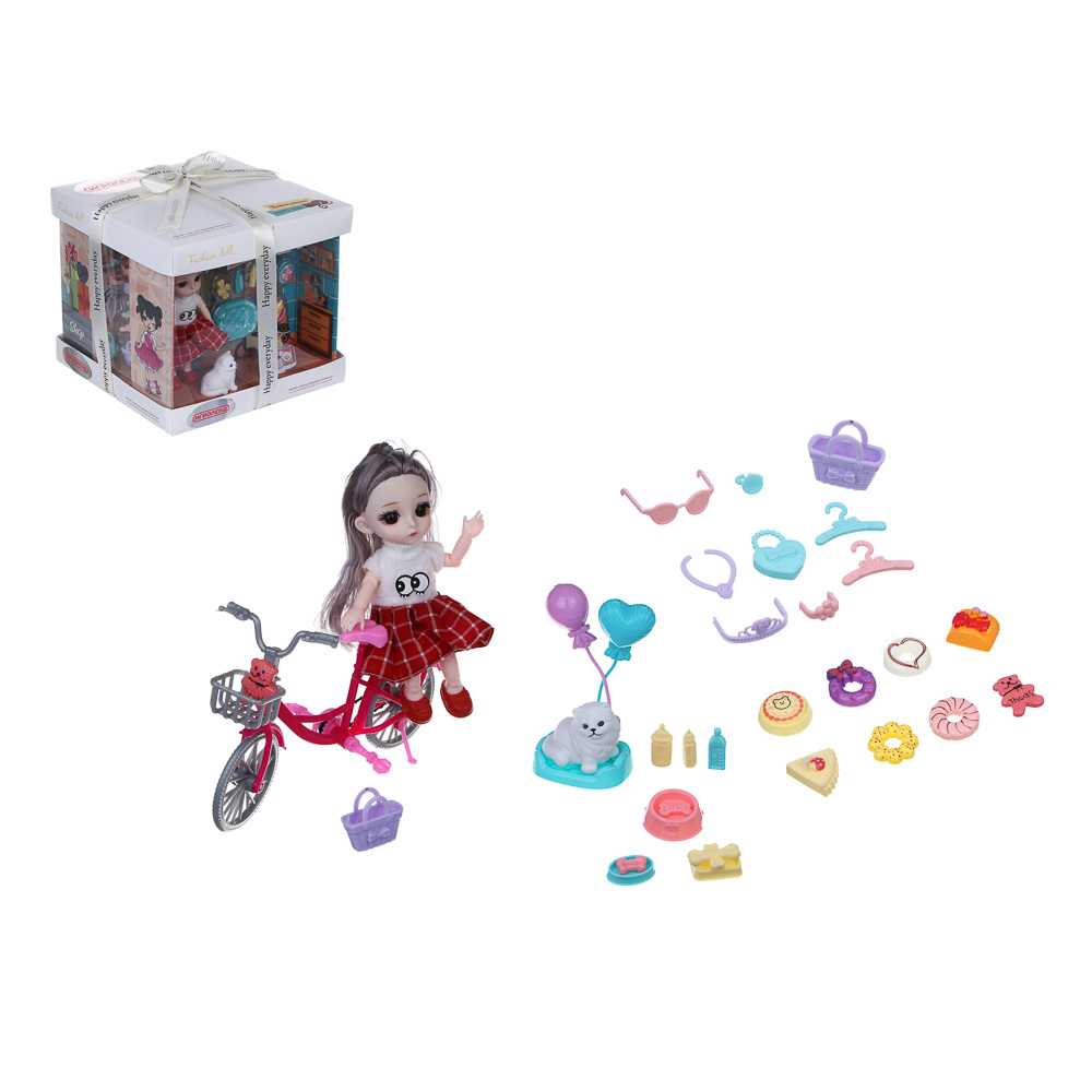 Кукла мини Игроленд в подарочной коробке 4 в 1 436-140 - фото 2