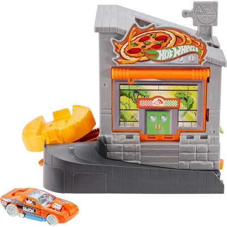 Трек Hot Wheels Подбрасывание пиццы
