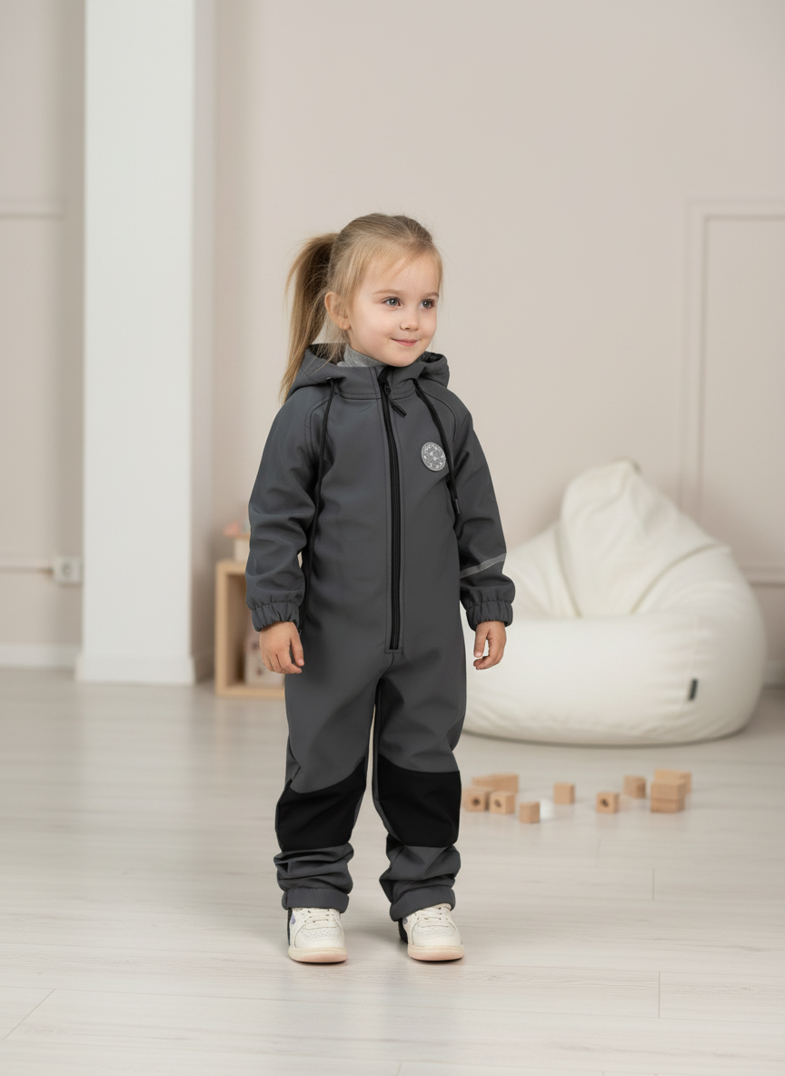 Комбинезон Arctic kids 30-043 серый - фото 8