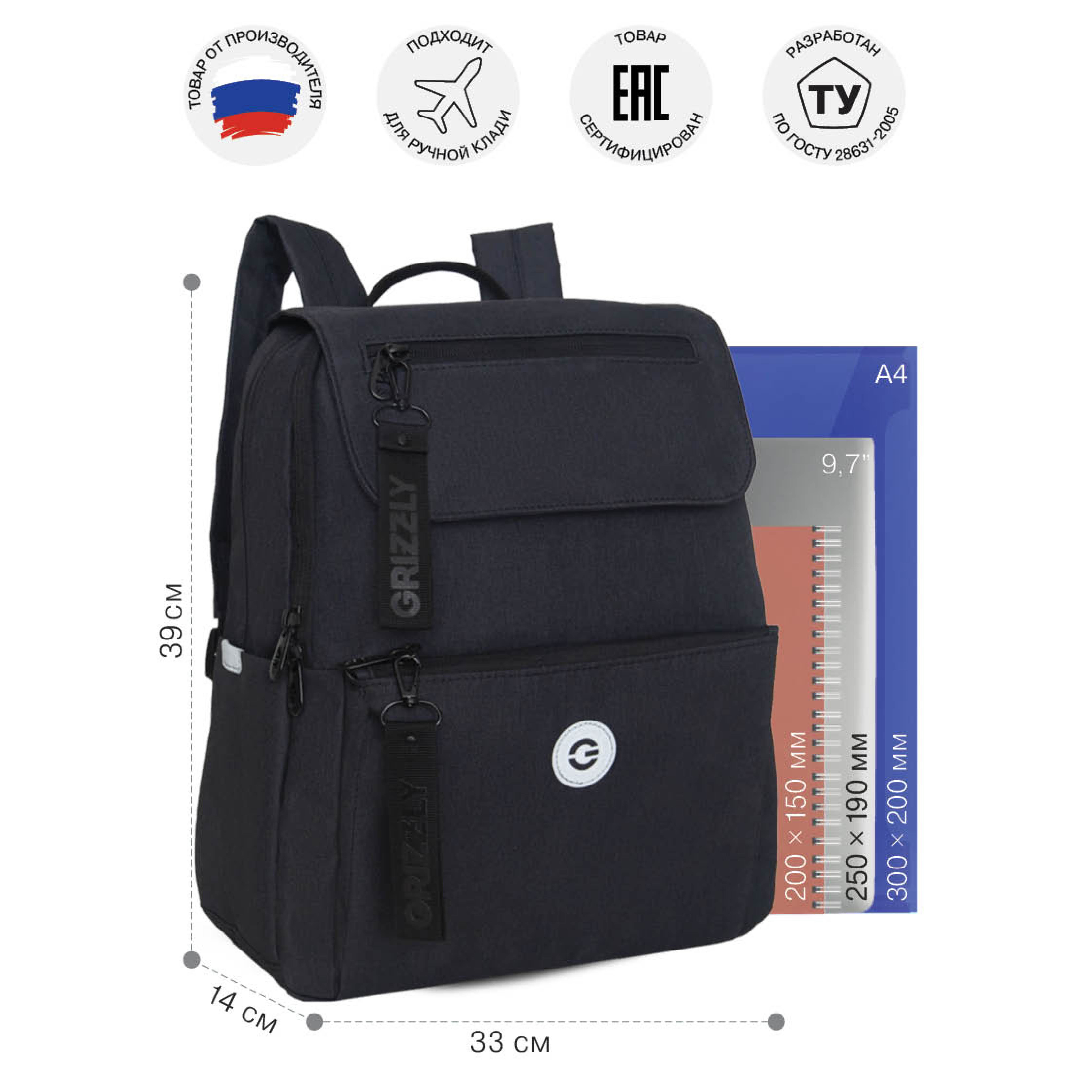 Рюкзак Grizzly для девочки - фото 8