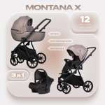 Коляска 3в1 Riko Basic Montana X бежевый