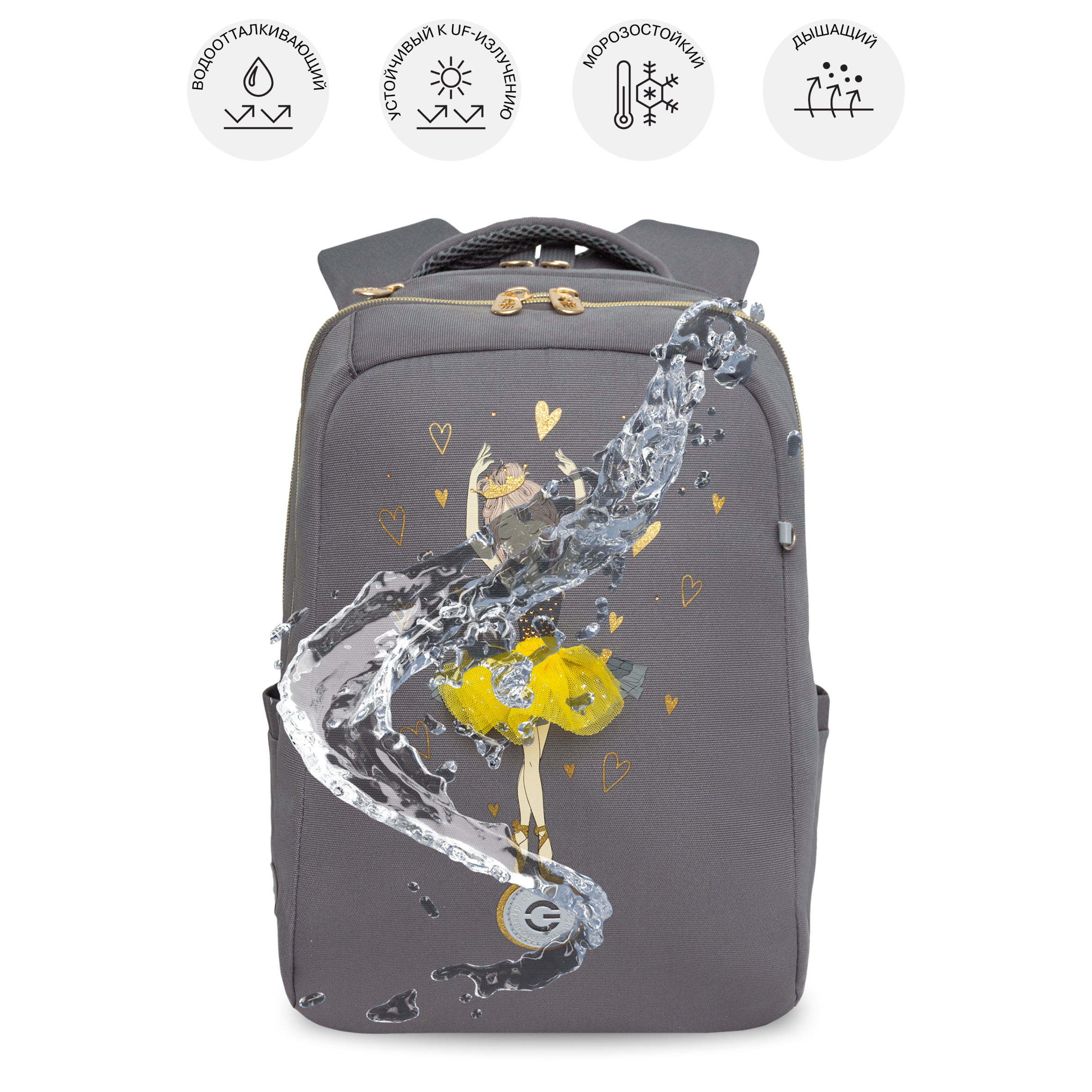 Рюкзак Grizzly для девочки - фото 8