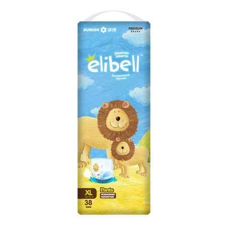 Трусики Elibell Premium XL 38 шт.