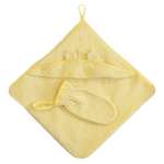 Полотенце уголок Желтый кот