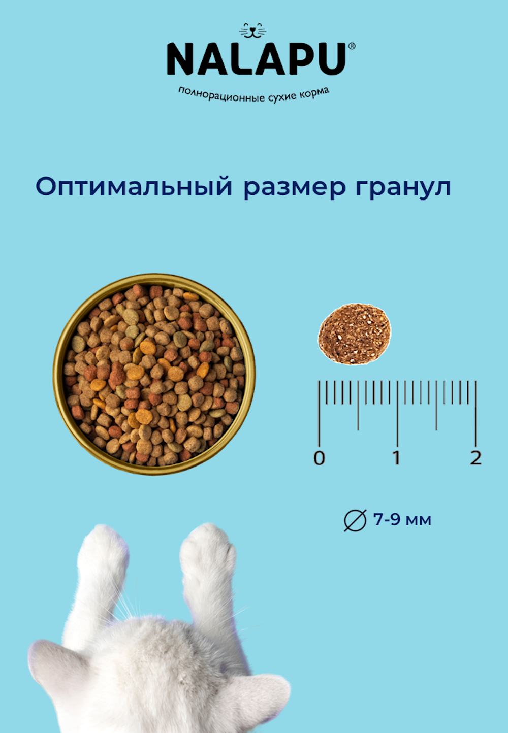 Корм для кошек NALAPU Urinary для взрослых и стерилизованных кошек с мясом домашней птицы 1.2кг - фото 6