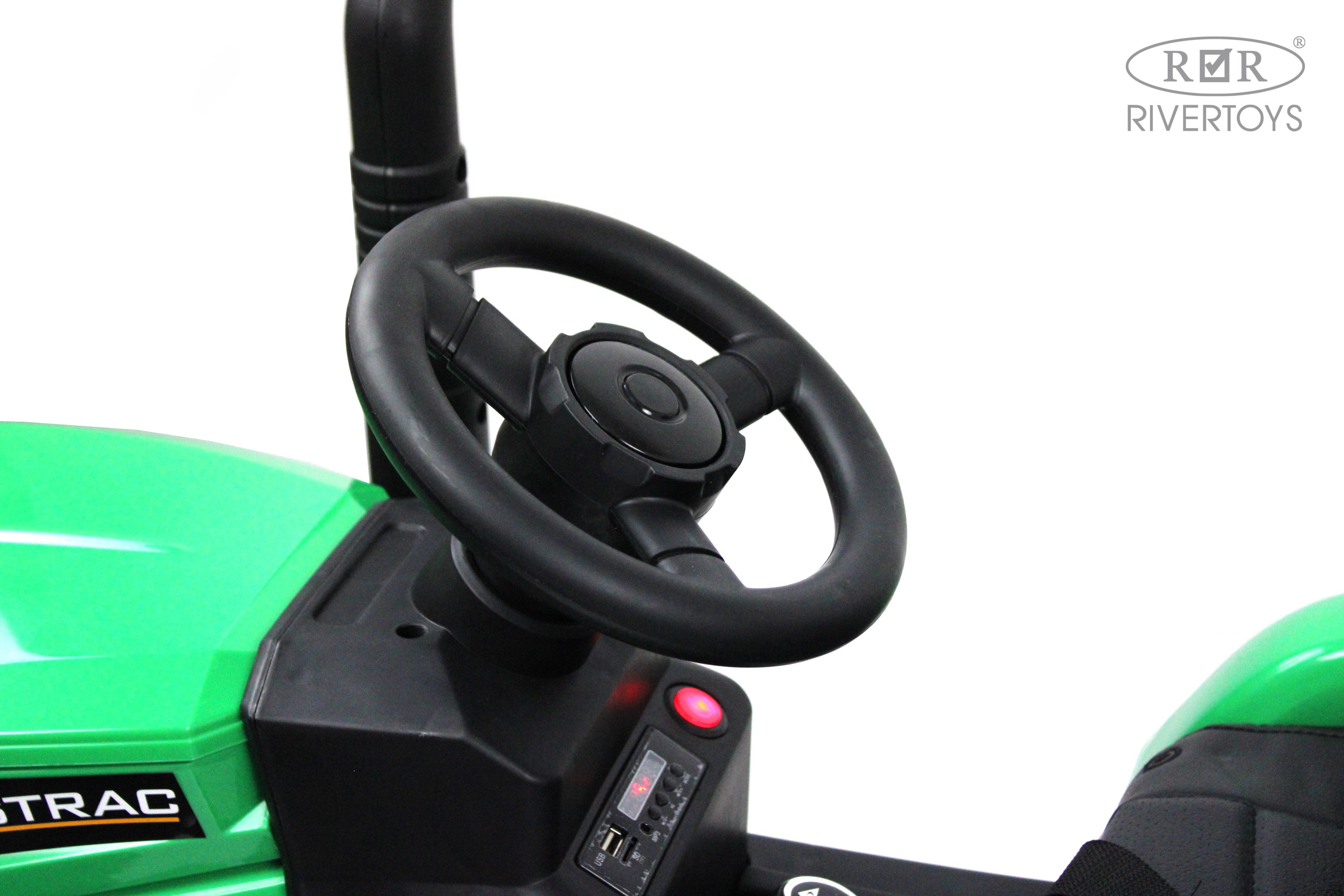 Электромобиль RIVERTOYS O555OO-GREEN С пультом ДУ - фото 16