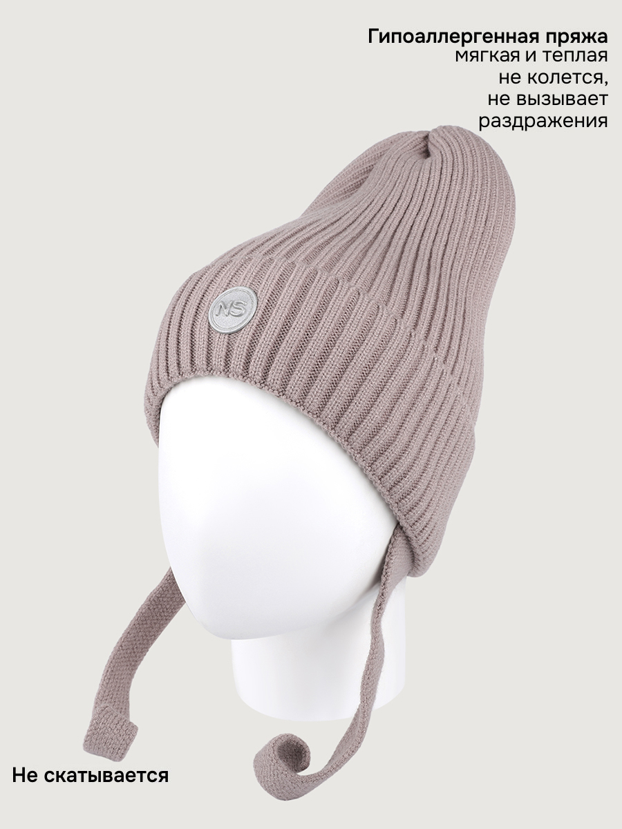 Шапка NIKASTYLE 11м21226 какао - фото 3