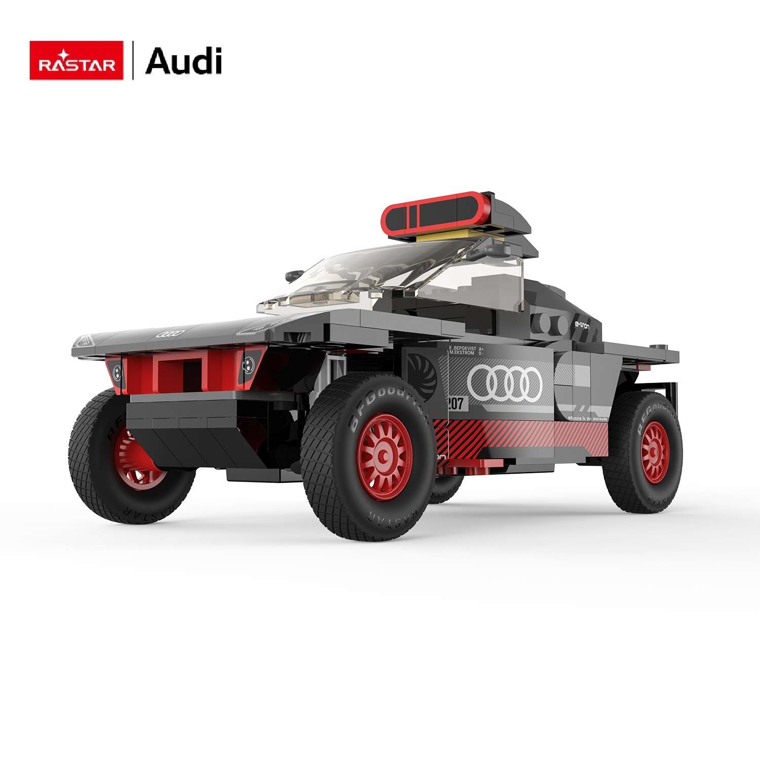 Конструктор Rastar Audi RS Q e-tron блочный - фото 2