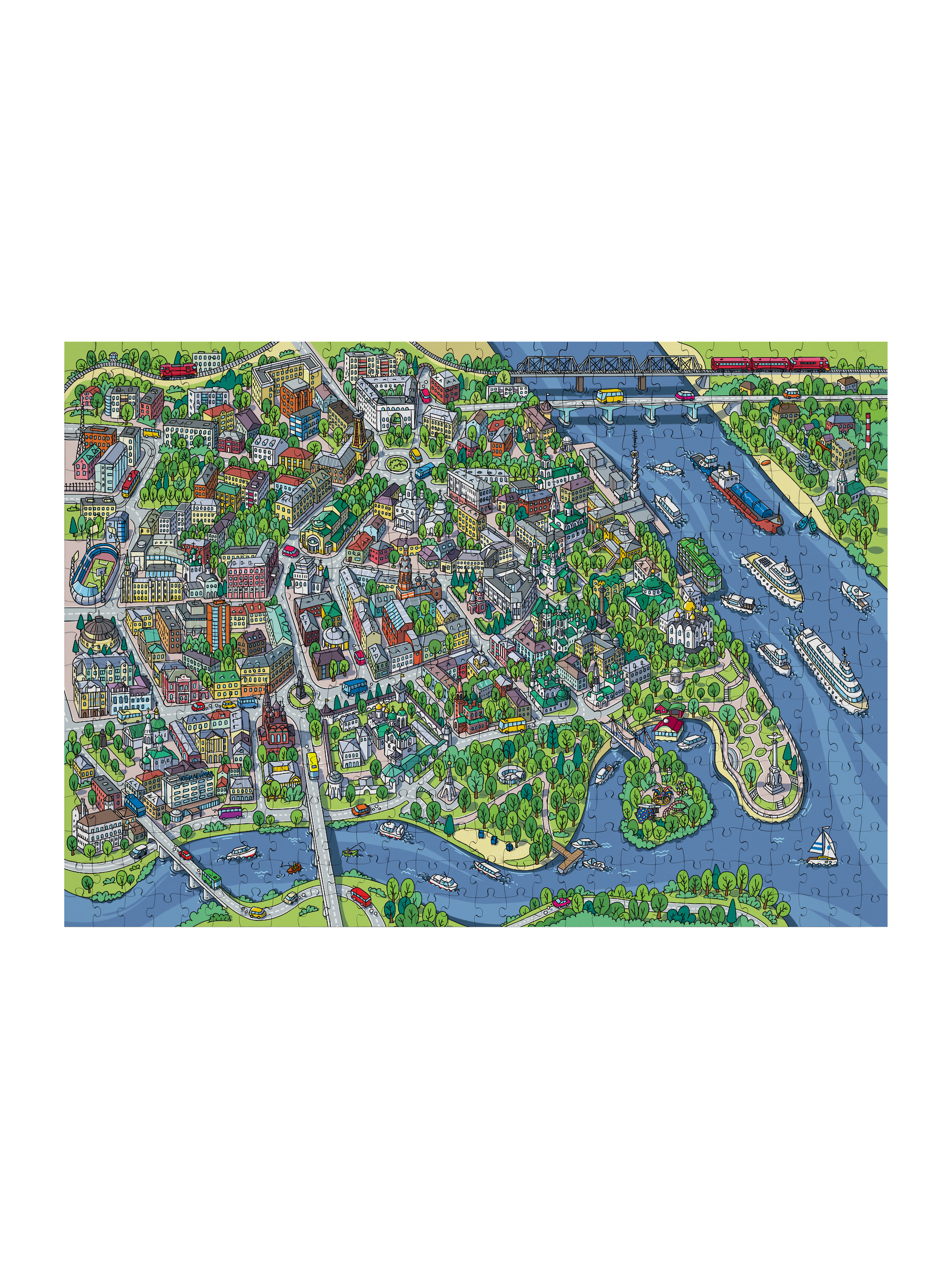 Пазл Collaba puzzle деревянный - фото 8