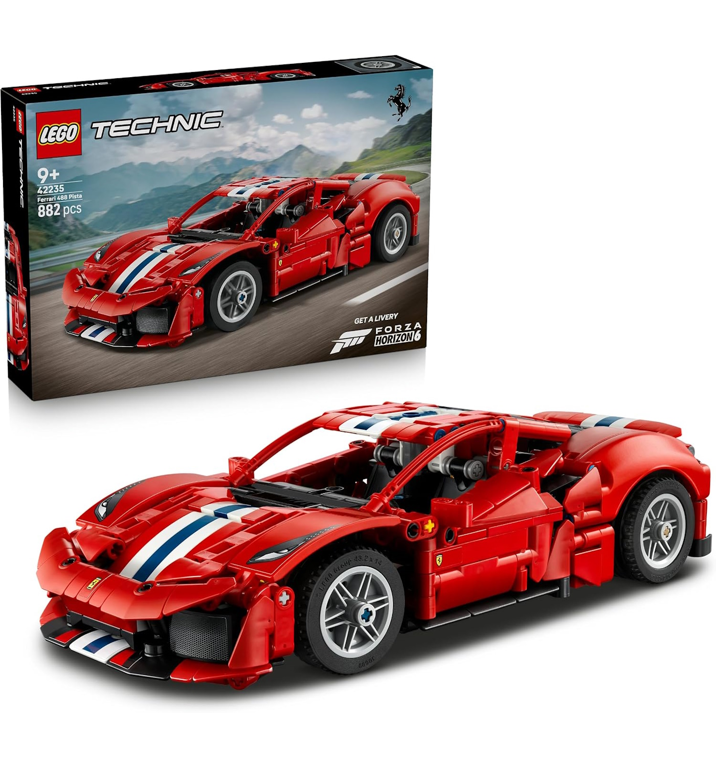 Конструктор LEGO Technic Ferrari 488 Pista 882 дет. - фото 1