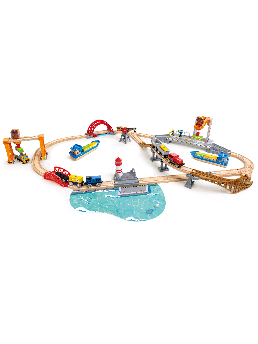 Набор железнодорожный Hape E3790_HP - фото 4