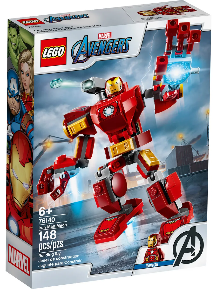 Конструктор LEGO Marvel Super Heroes Железный Человек: трасформер 148 дет. - фото 1