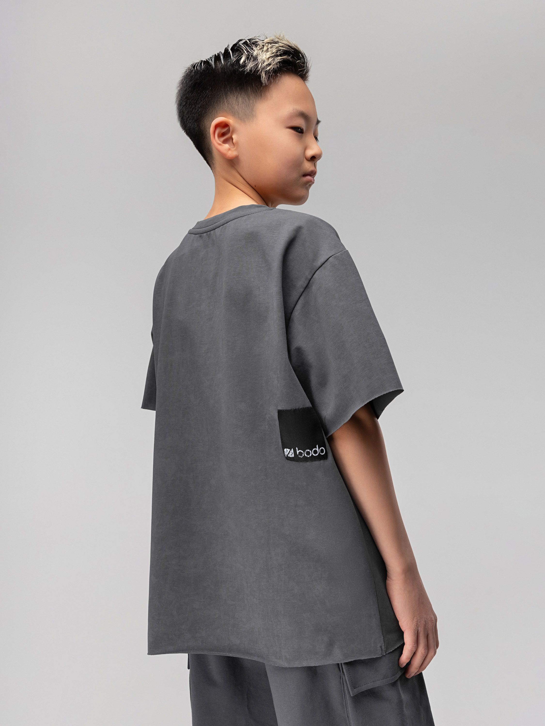 Футболка Bodo 36-142MU_серый - фото 1