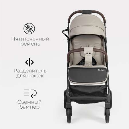 Коляска прогулочная Tomix Corsa Lux бежевый
