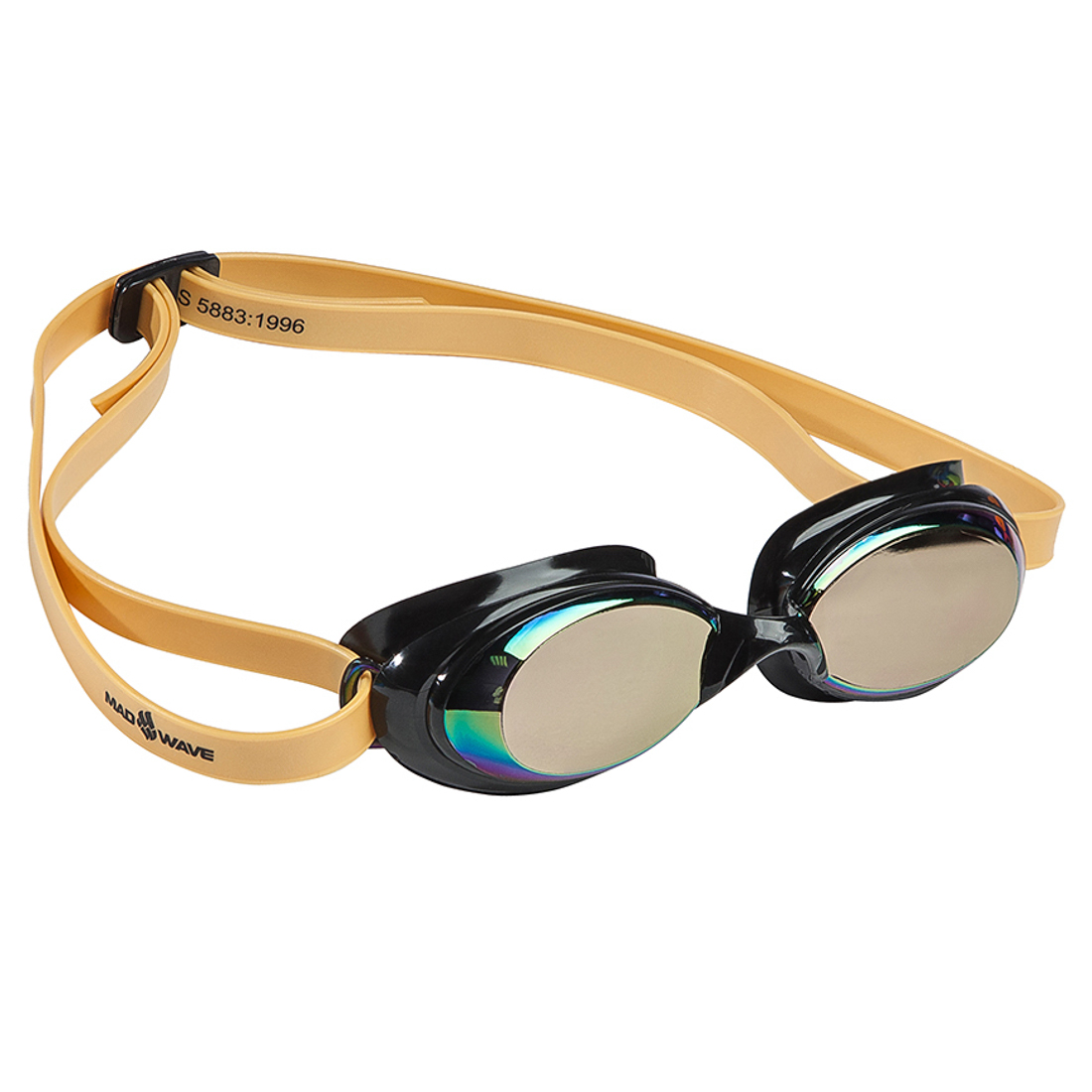 Очки для плавания Mad Wave Spin rainbow M0430 07 0 01W Черный - фото 2