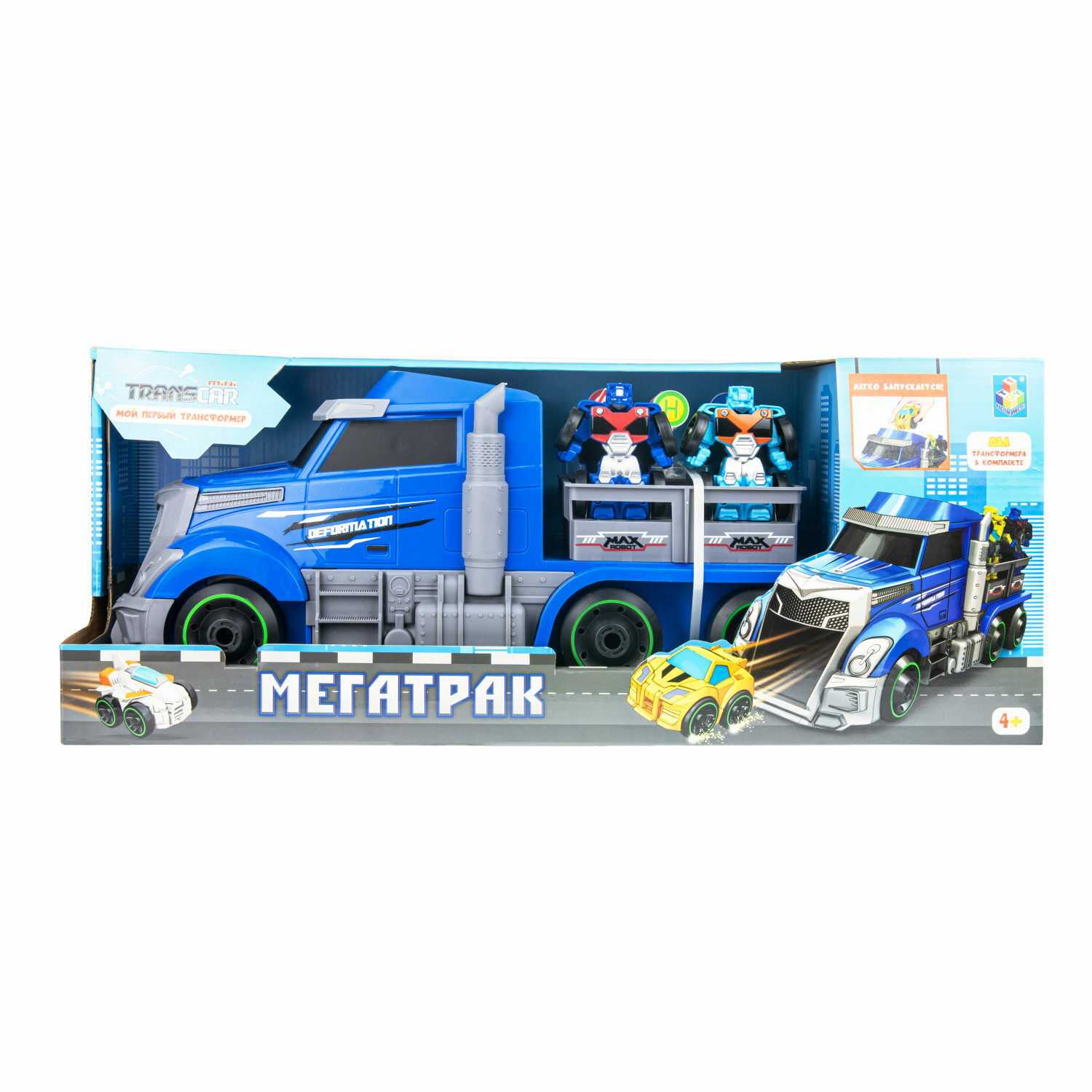 Игровой набор 1TOY Мой первый трансформер Т19436 - фото 12