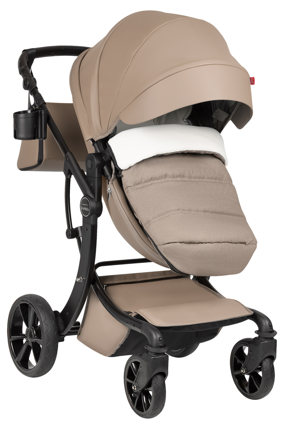 Коляска трансформер Aimile Spring коричневый - фото 15