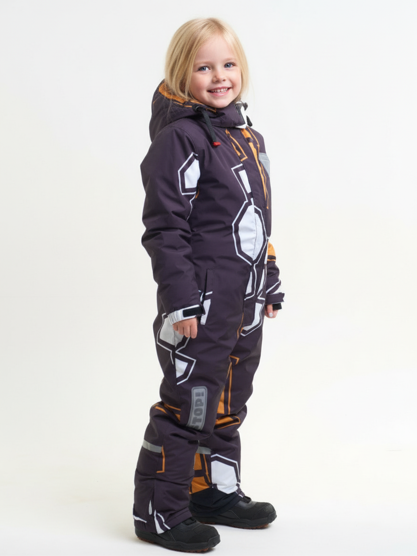 Комбинезон Saimaa GLO-10 черно-оранжевый - фото 17