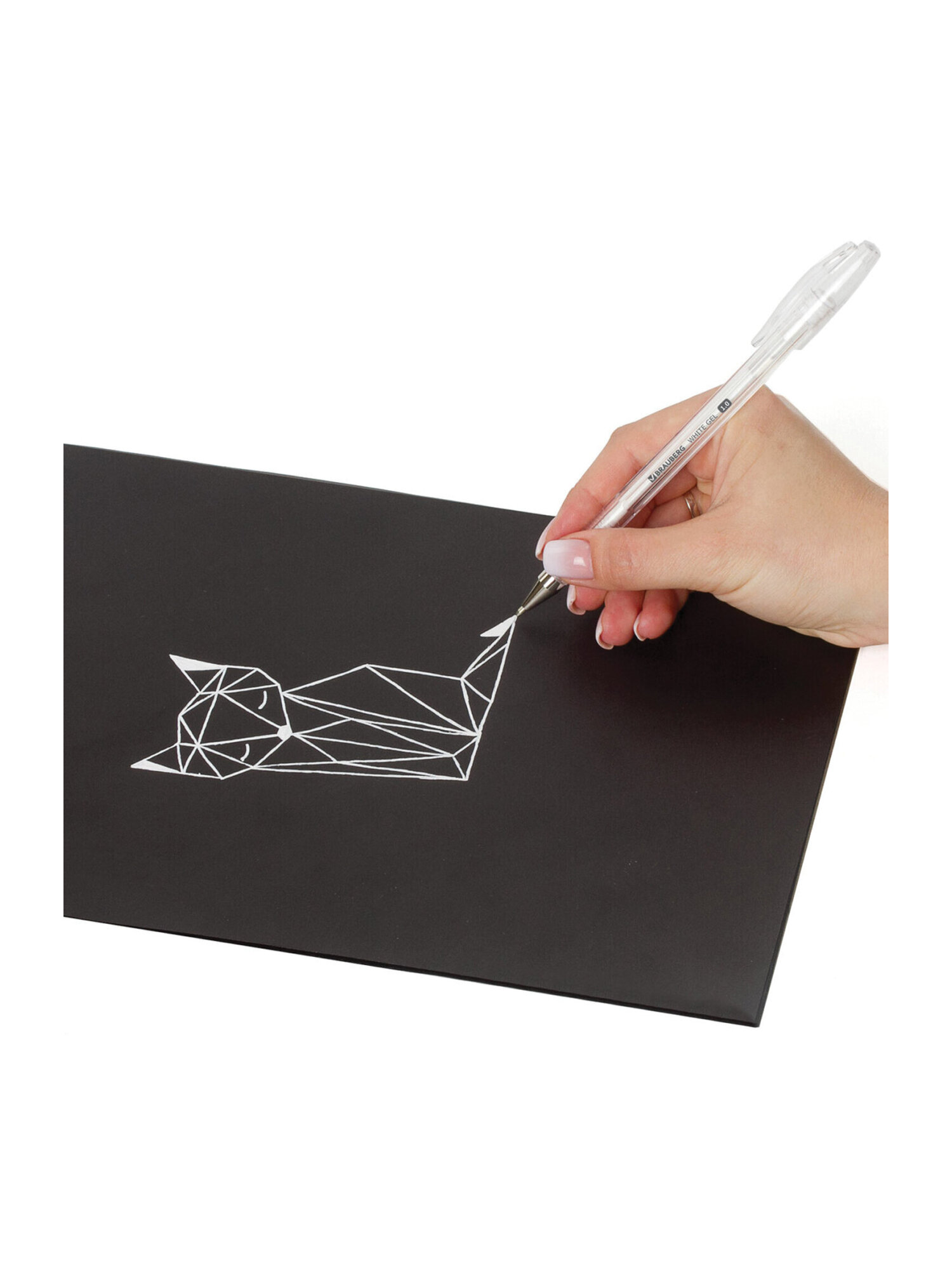 Ручка гелевая Brauberg 12 шт. - фото 13