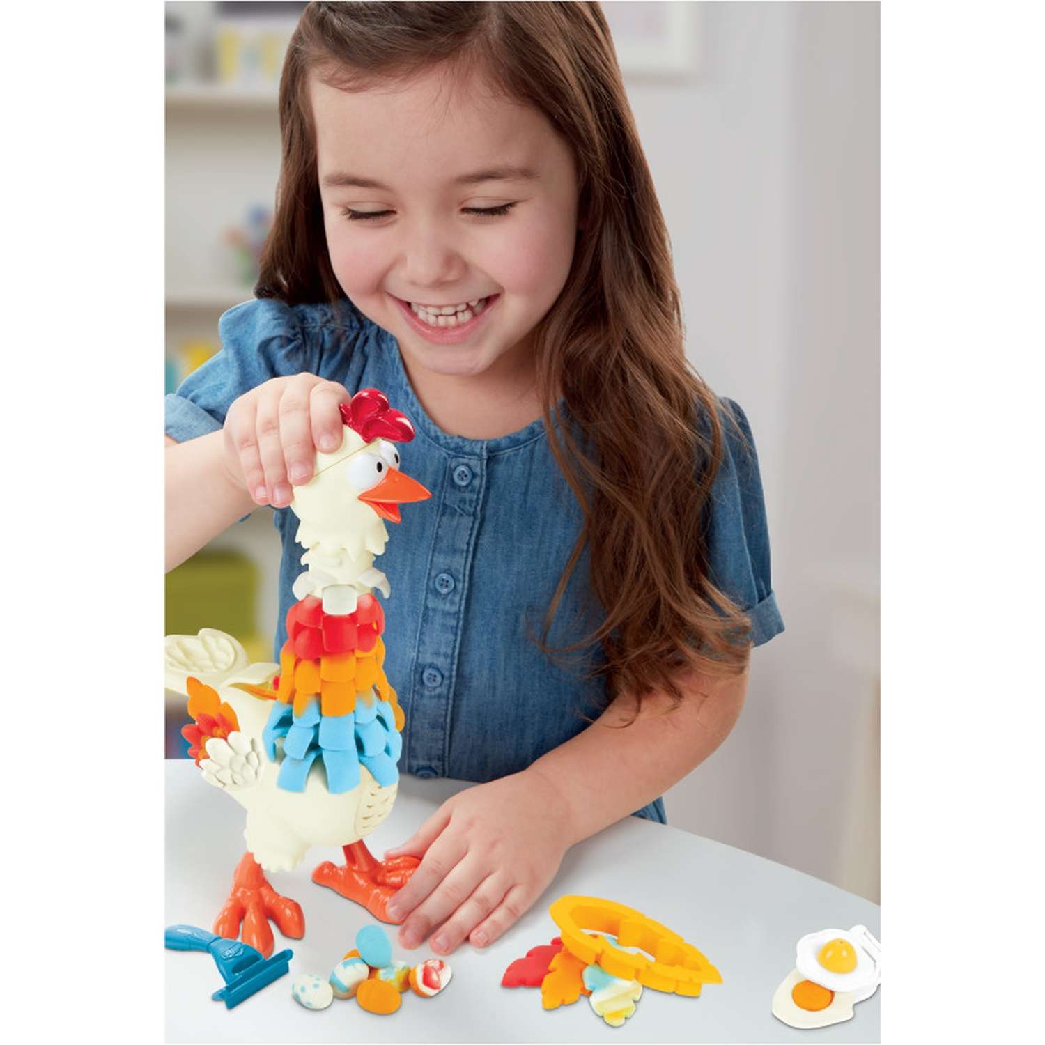 Пластилин Play-Doh Курочка-чудо в перьях - фото 3