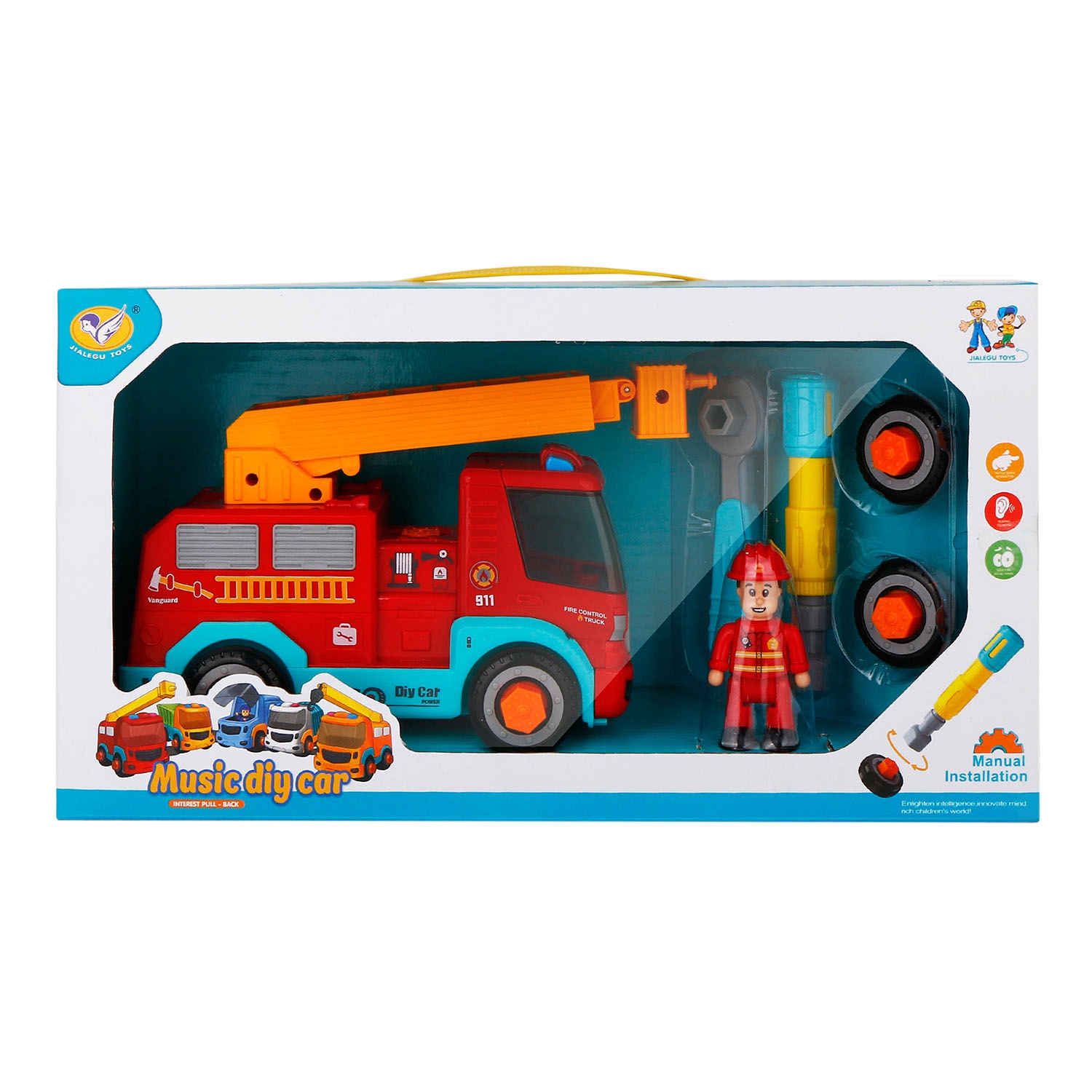 Пожарная машина JIALEGU TOYS C22698/A1373875M-W - фото 2