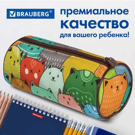 Пенал тубус Brauberg Cats