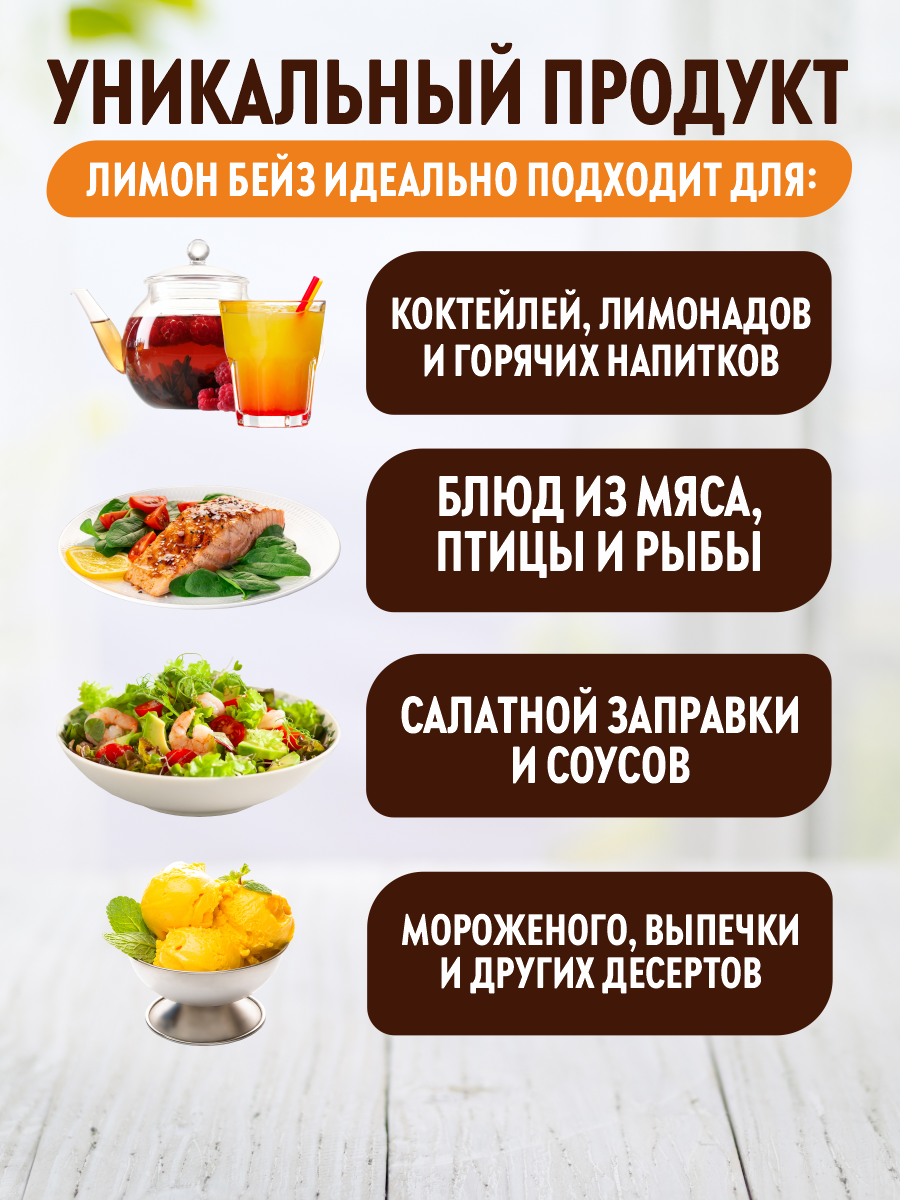 Основа с лимонным соком SPOOM Лимон Бейз 1 л - фото 5