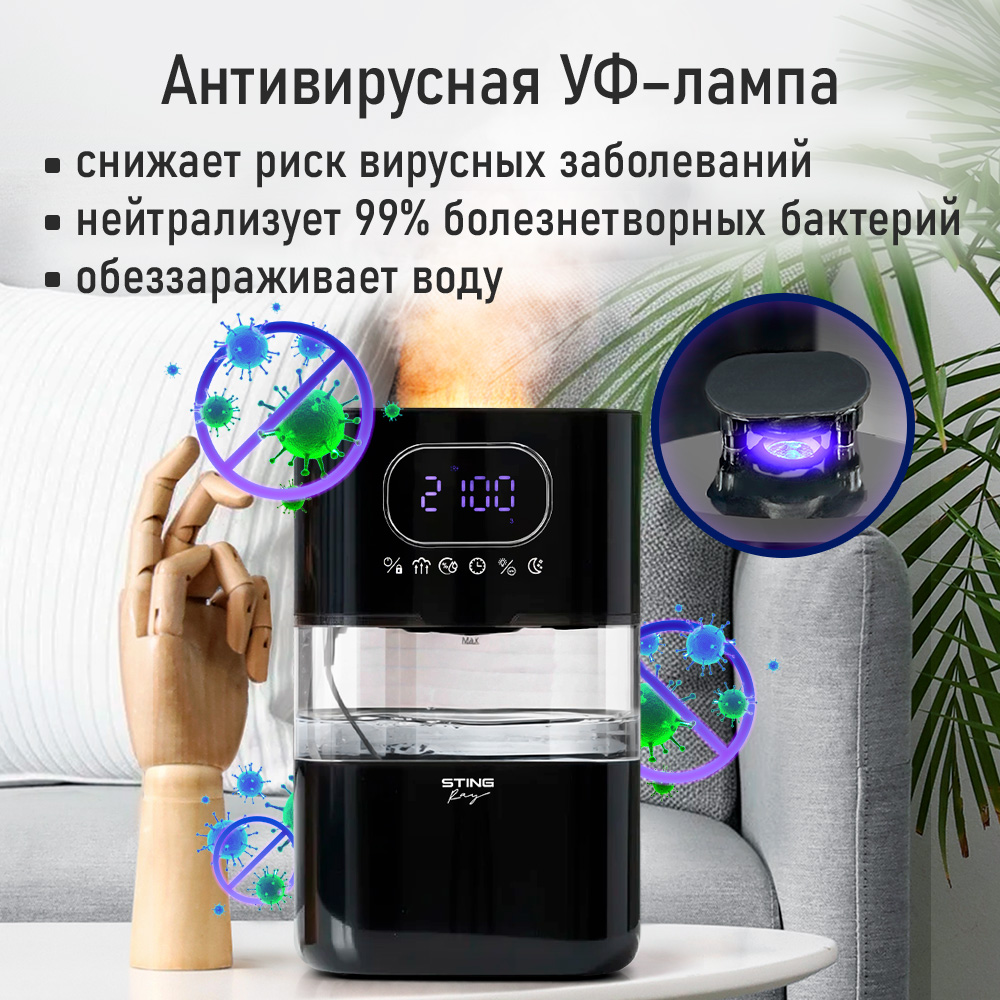Увлажнитель воздуха STINGRAY ST-HF514A - фото 13