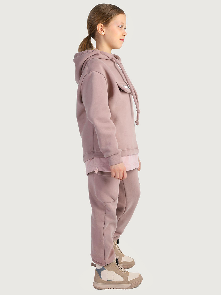 Костюм NIKASTYLE 7т20325 какао/пудра - фото 4