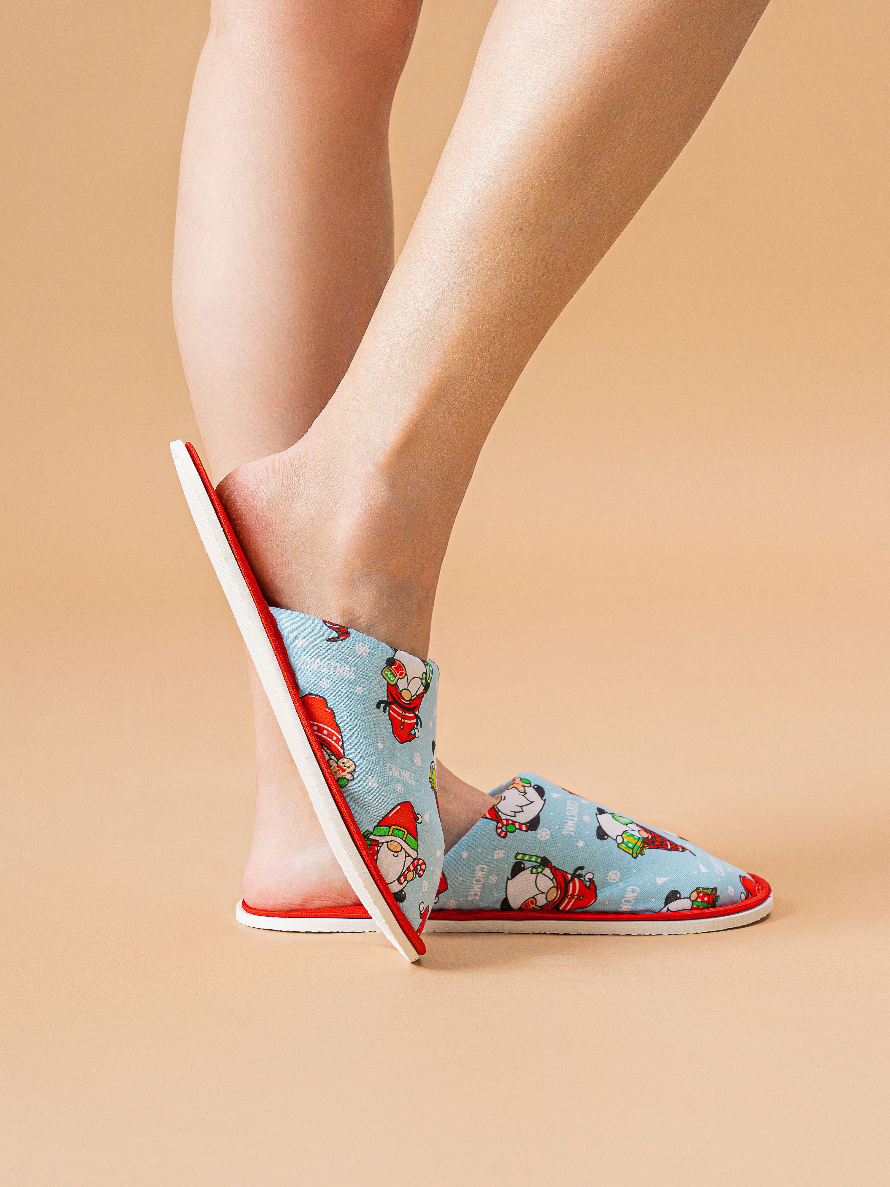 Тапочки домашние IVShoes С-6ЖМ-МР/гномы/голубой - фото 6