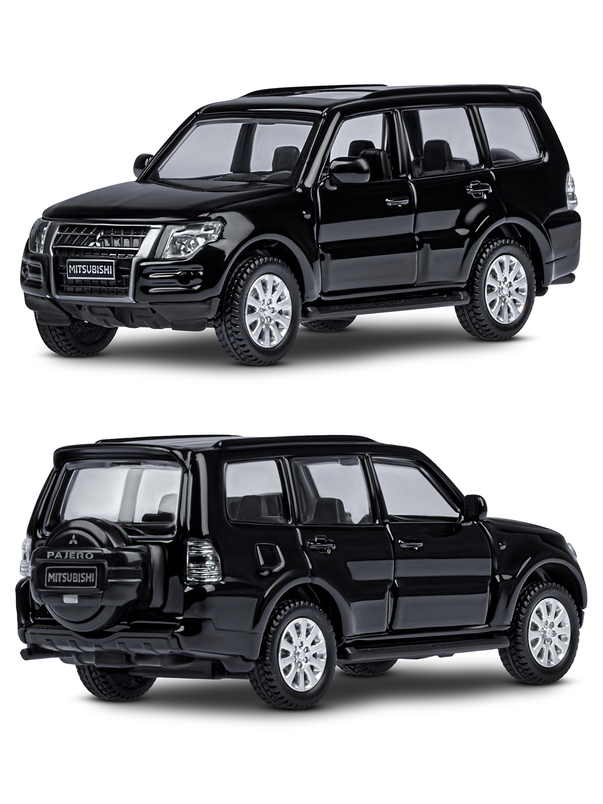 Внедорожник АВТОпанорама Mitsubishi Pajero 4WD Turbo 1:43 JB1251429 - фото 6