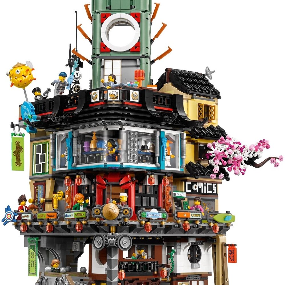Конструктор LEGO NINJAGO Ниндзяго Сити 70620 490 дет. - фото 4
