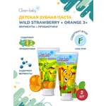 Зубная паста Clean-baby с фтором Ягоды, Апельсин