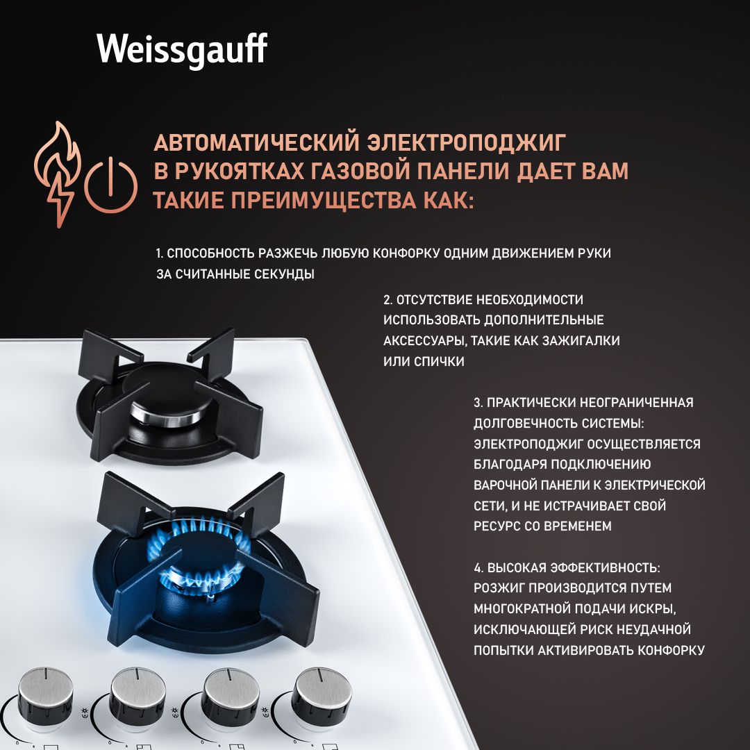 Варочная панель WEISSGAUFF HGG 640_ - фото 2