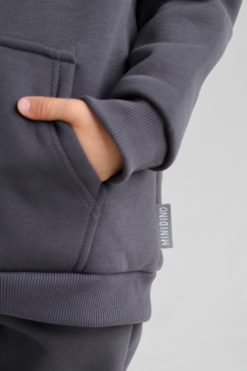 Костюм MINIDINO Т-КМПЛ-024/ДКомплект утепленный Sport New графит - фото 5