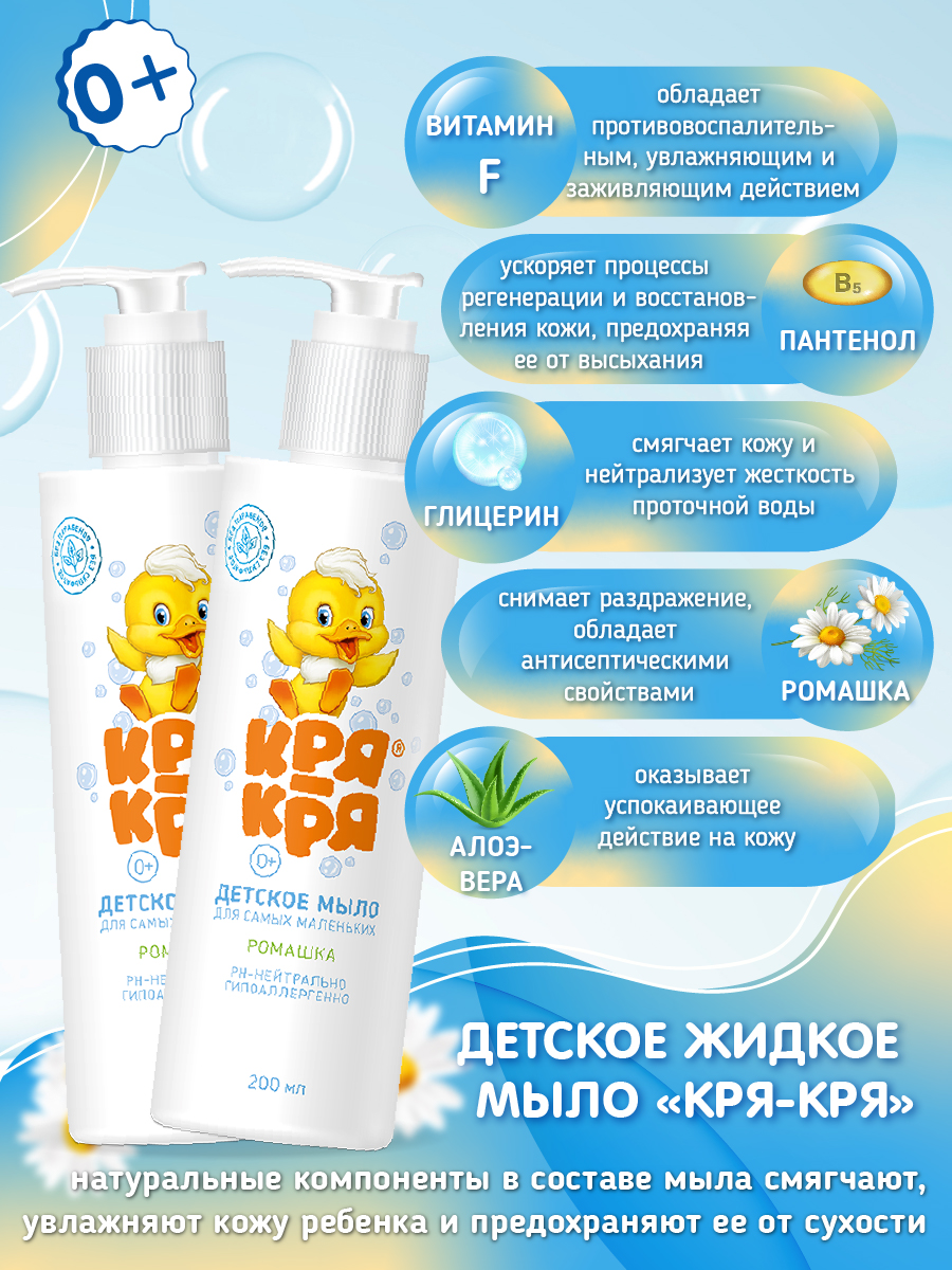 Мыло жидкое Кря-Кря 200 мл - фото 4