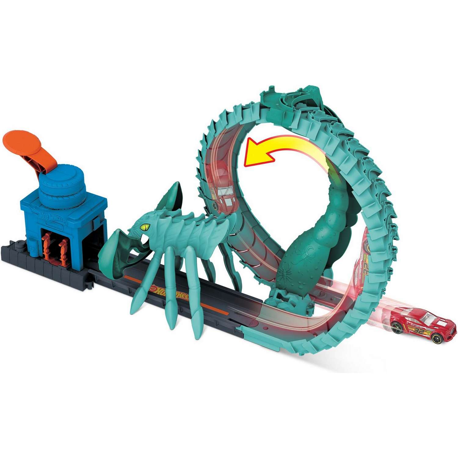 Трек Hot Wheels Атака ядовитого скорпиона с пусковой установкой FNB05 - фото 6