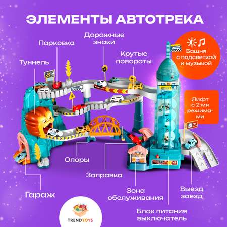 Парковка TrendToys Автотрек