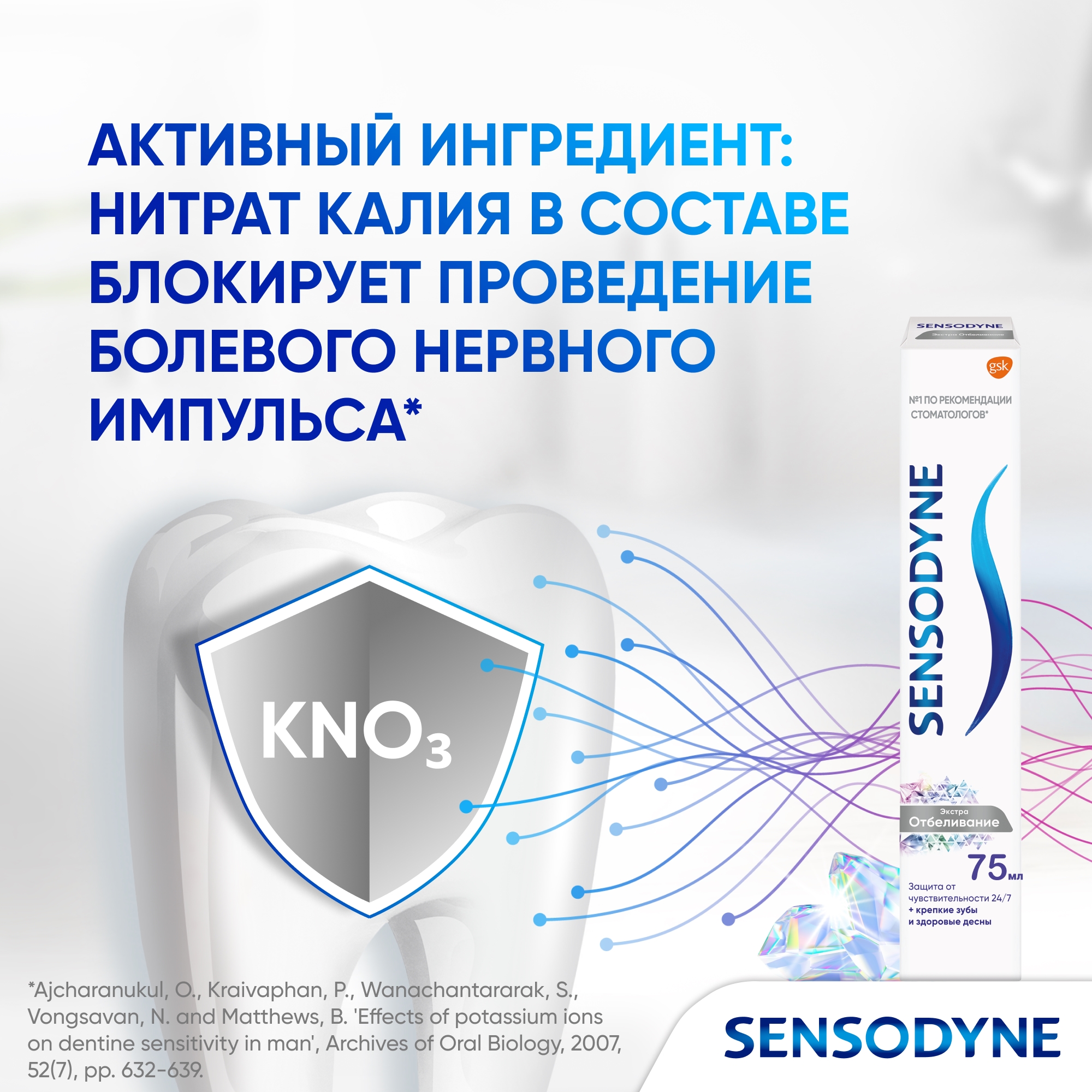Зубная паста Sensodyne с фтором - фото 3
