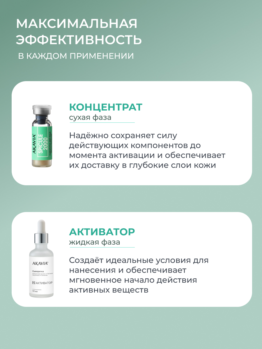 Сыворотка АКАВИЯ с микроиглами 2000 ppm 10 мл 12 шт. - фото 4