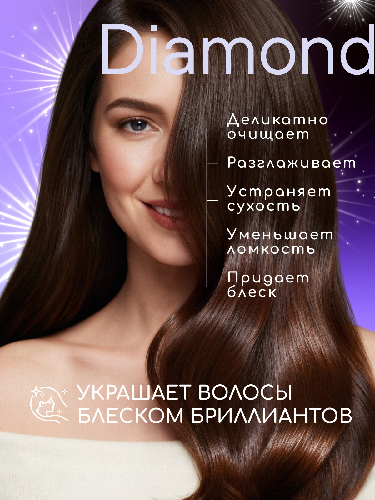 Шампунь ESTEL OTIUM DIAMOND для волос 1000 мл 1 шт. - фото 3