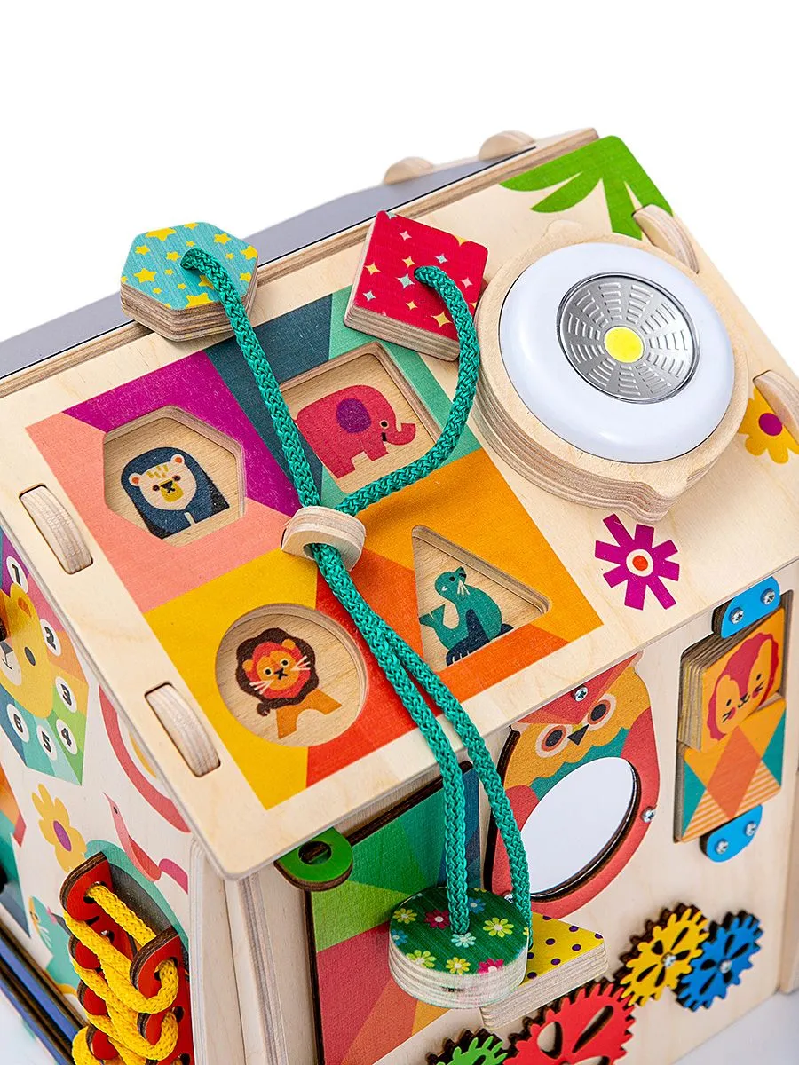 Игрушка Mag Wood бизиборд Лёвка - фото 4