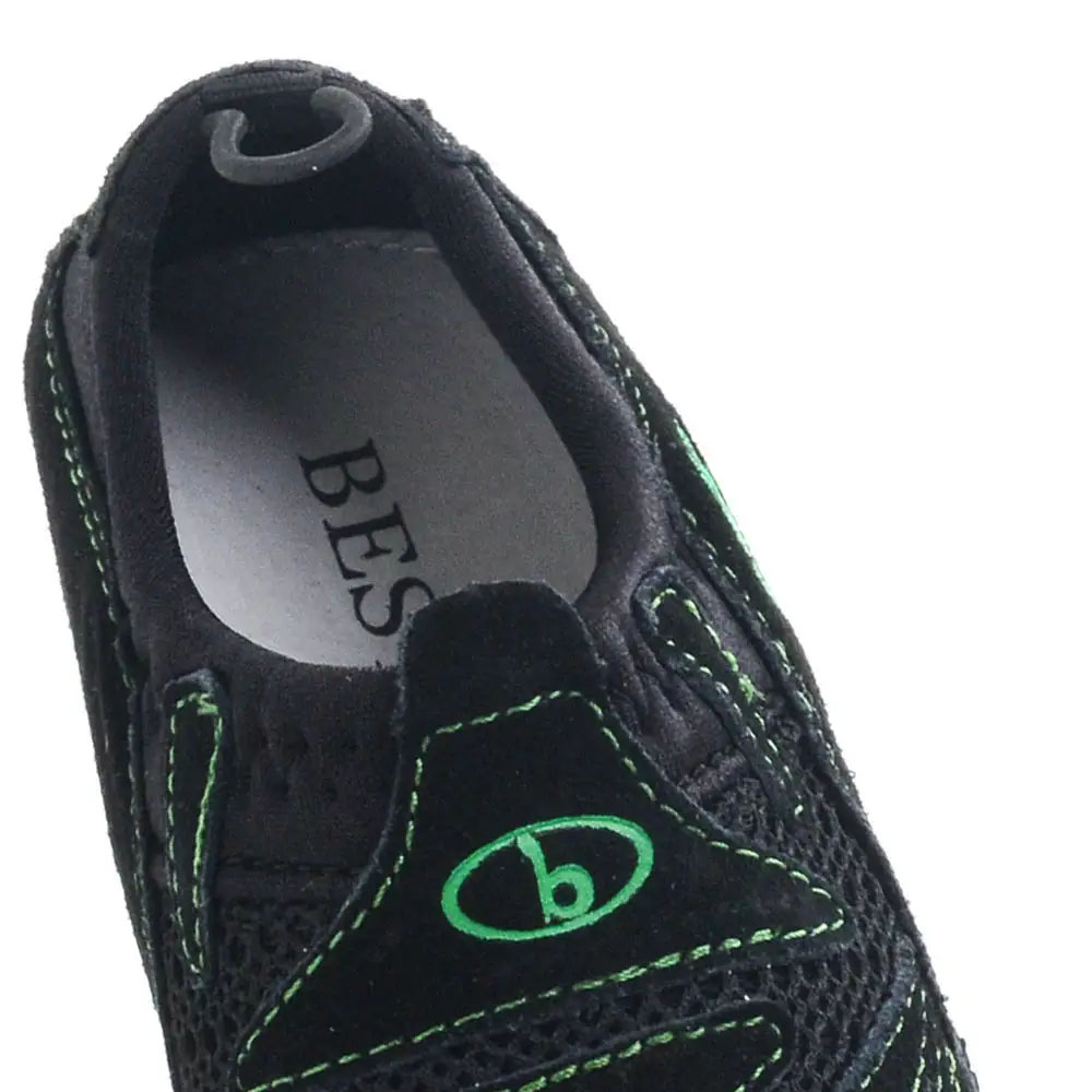 Кроссовки BEST.A 05082-1м BEST.A Кроссовки детские,черно-зеленые - фото 4