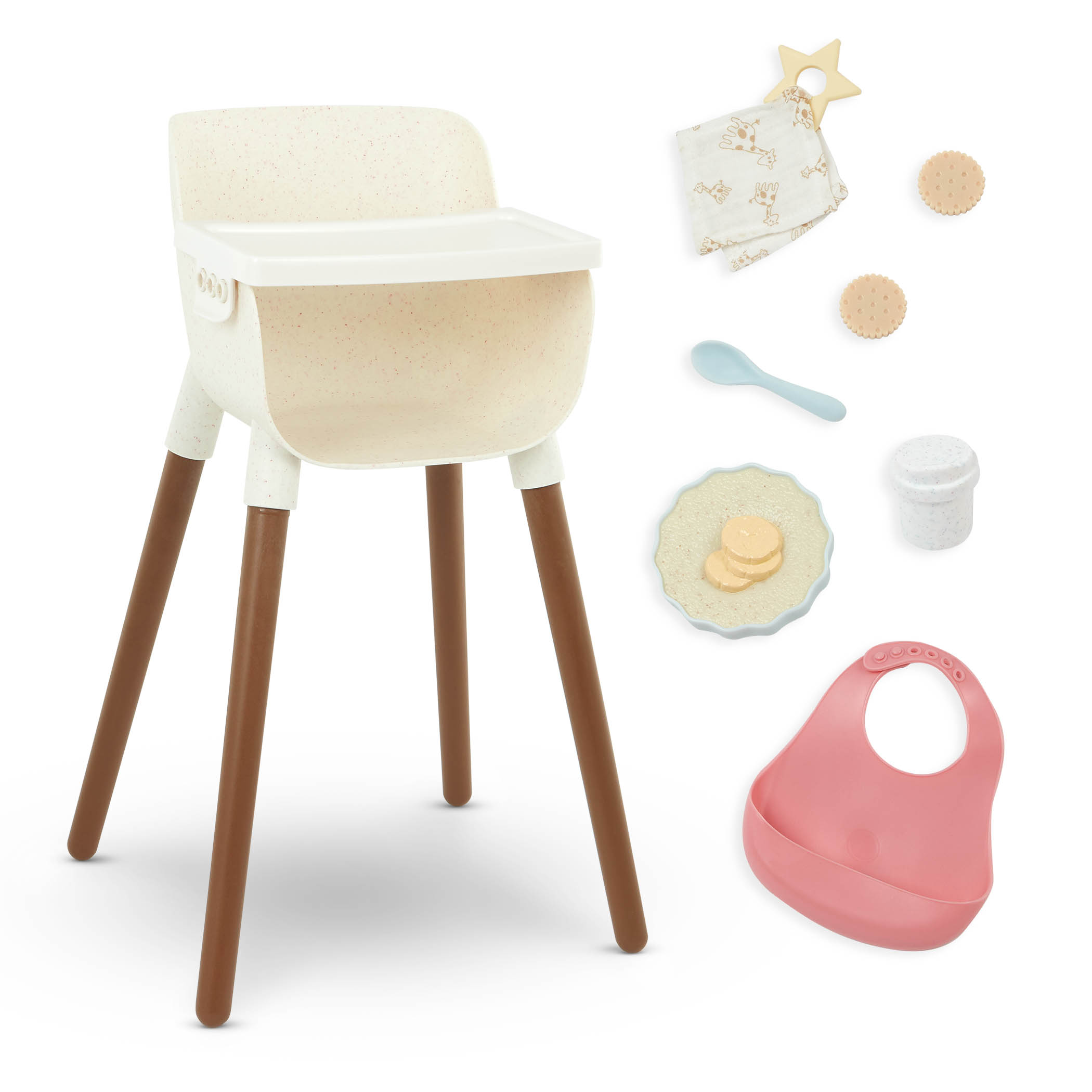 Аксессуар для кукол Lulla Baby стульчик для кормления LBY7679 - фото 1