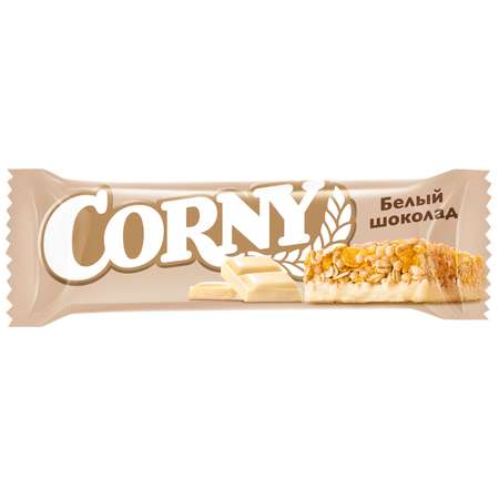Батончик CORNY Big злаковая полоска с белым шоколадом 40г