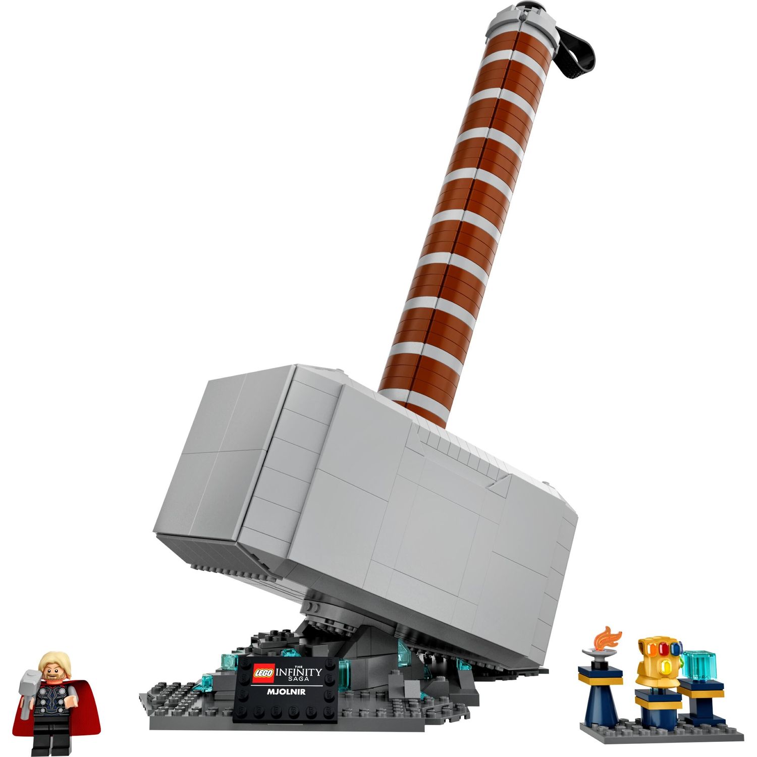 Конструктор LEGO Marvel Super Heroes Молот Тора блочный - фото 2